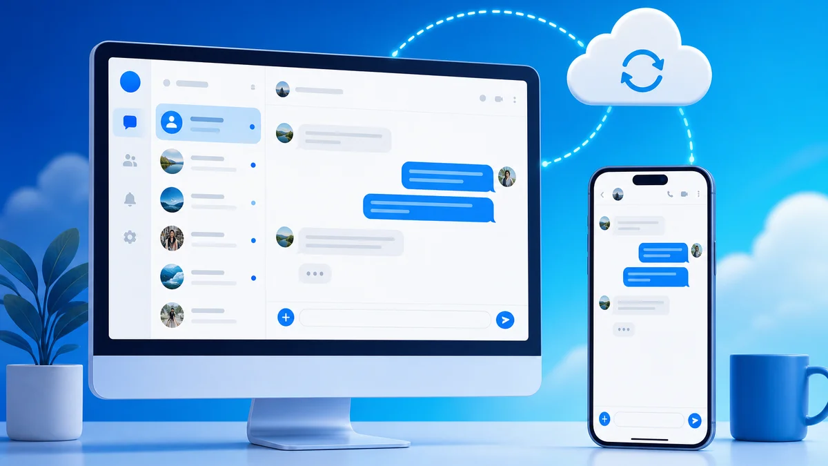 Telegram cloud chat sync across devices
